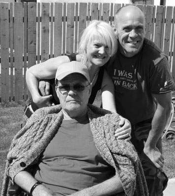 billy senior with twins Kathy and John